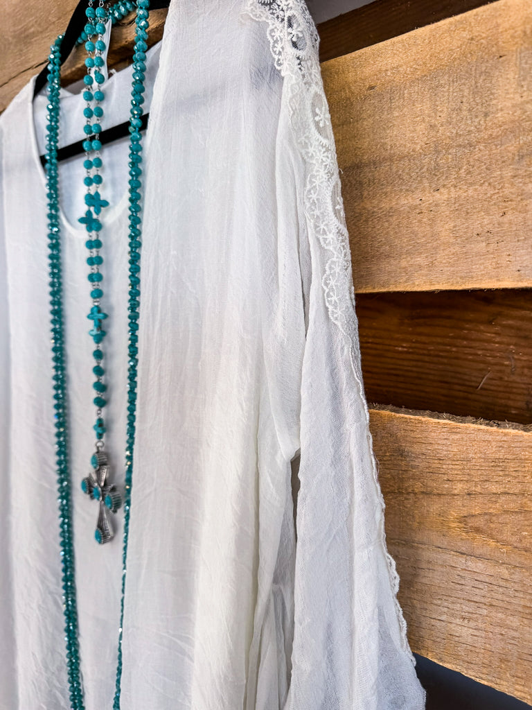 Finding Courage Tunic - White