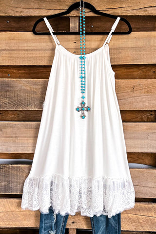 Carry On Eyelet Blouse - Beige