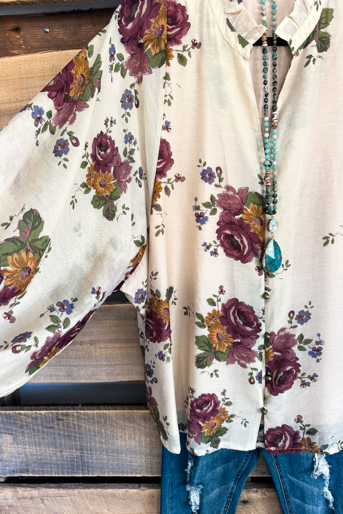 Mountain Mornings Top - Ecru