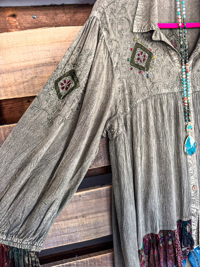 Dreams That Come True Tunic - Gravel