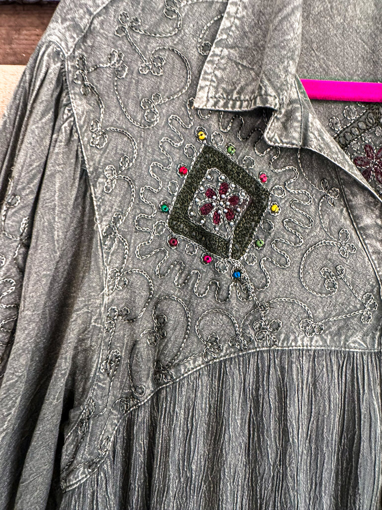 Dreams That Come True Tunic - Gravel