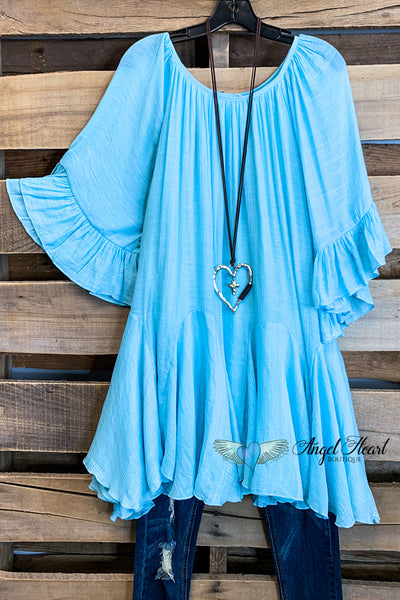 A plus size crimson tunic - Angel Heart Boutique