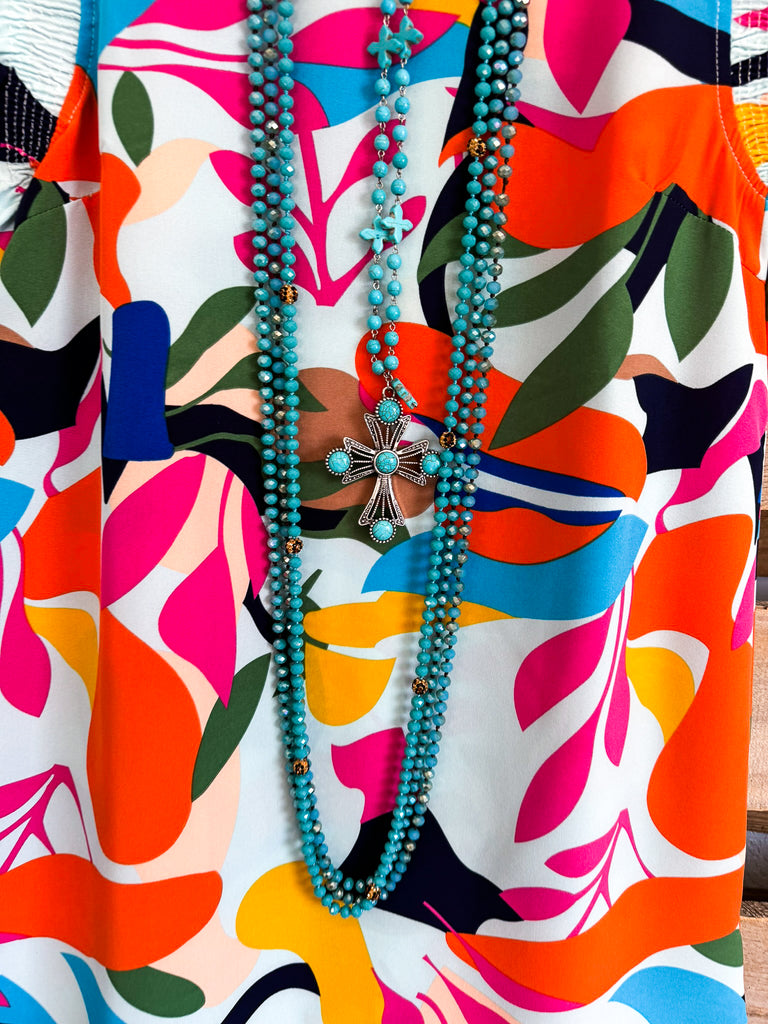 Uplifted Chances Dress - Mint Mix