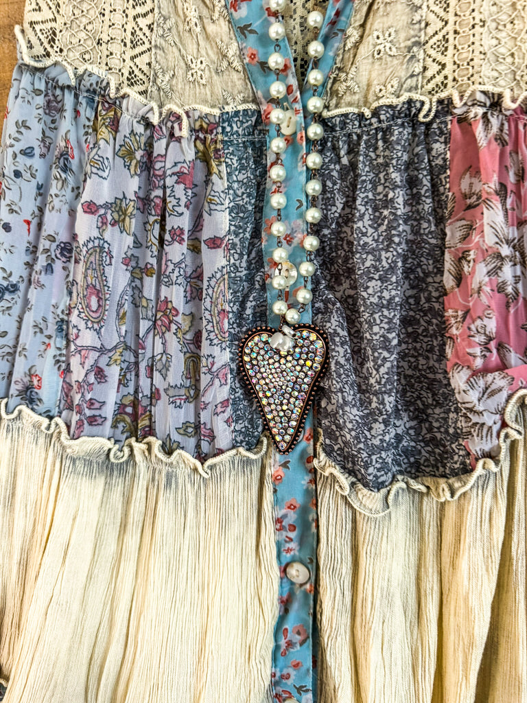 PRE ORDER: Antique Sweetness Tunic - Latte