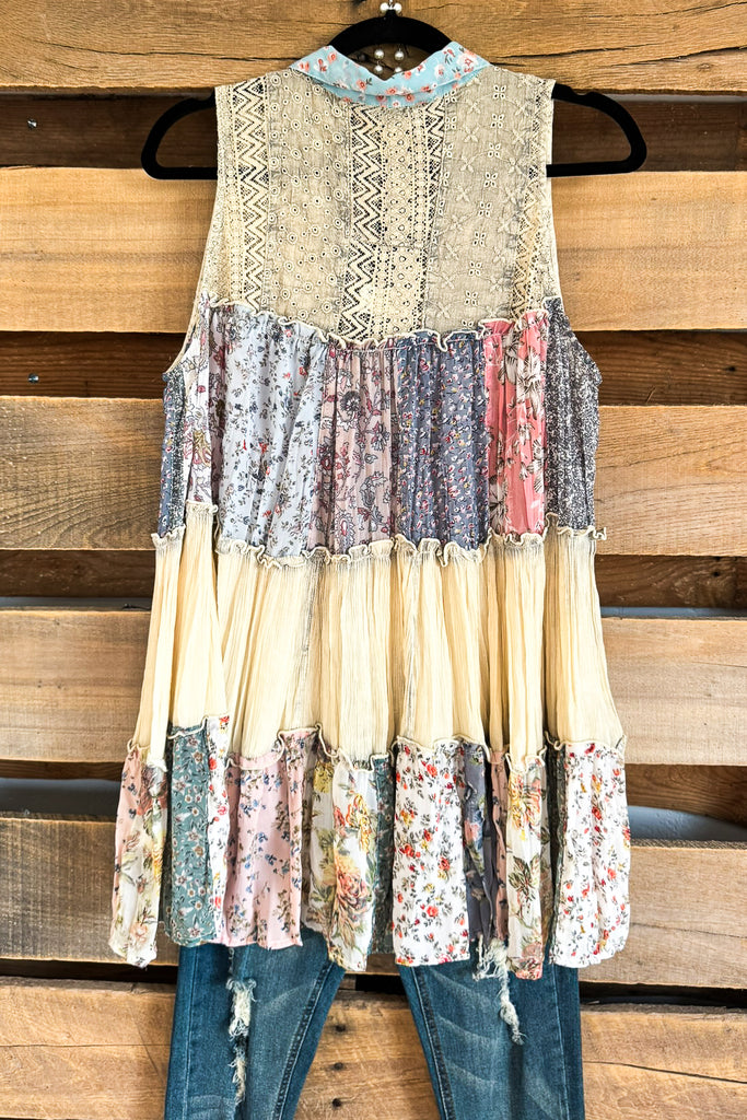 PRE ORDER: Antique Sweetness Tunic - Latte