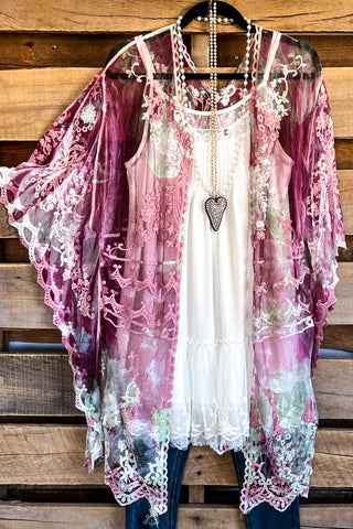 AHB EXCLUSIVE: Finding Perfection Kimono  - Old Rose