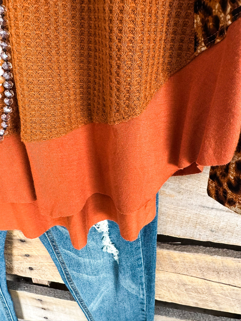 Always Besides You Tunic - Gingerbread