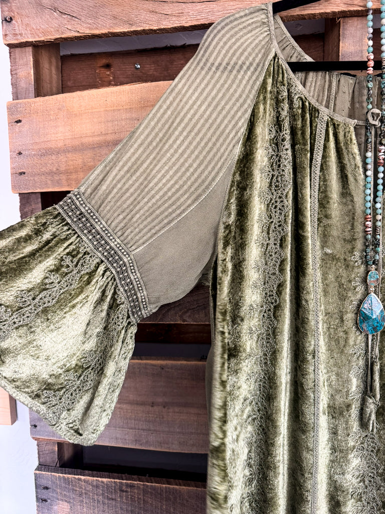 Finding Peace Tunic - Olive