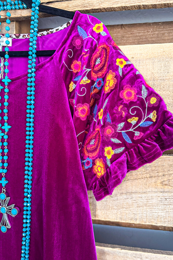 Through My Eyes Blouse - Violet