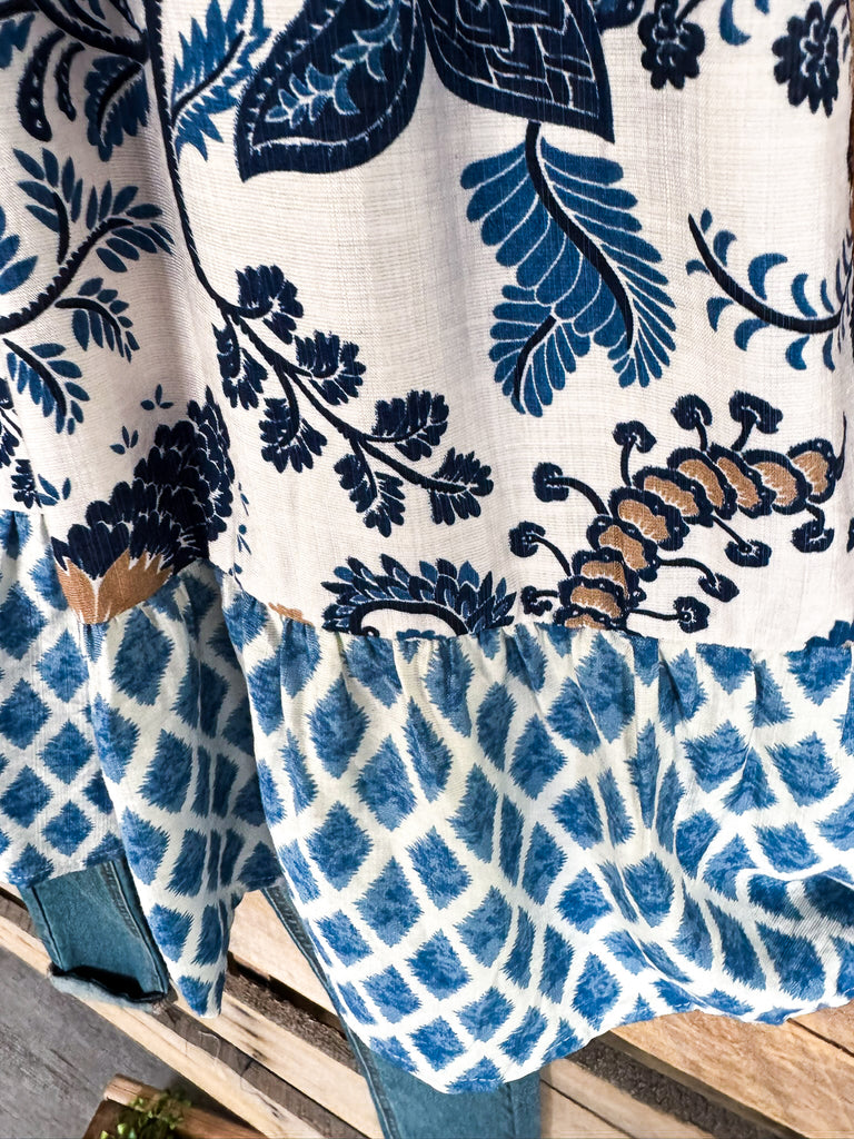 More Than Enough Dress - Blue Mix