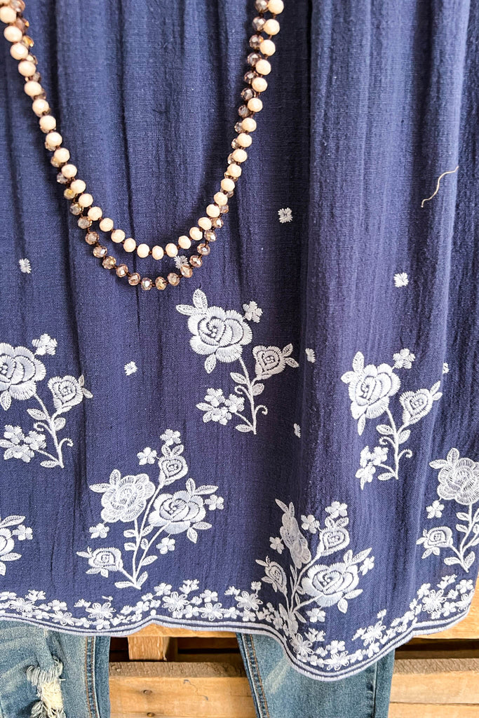 Purposed By Courage Dress - Navy - 100% COTTON - SALE