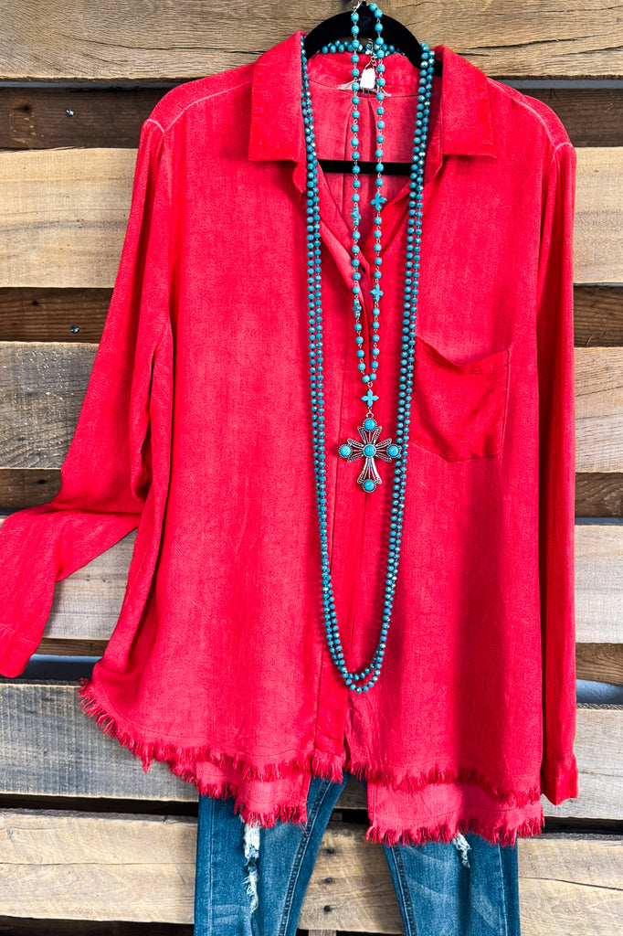 Forever After All Tunic - Strawberry