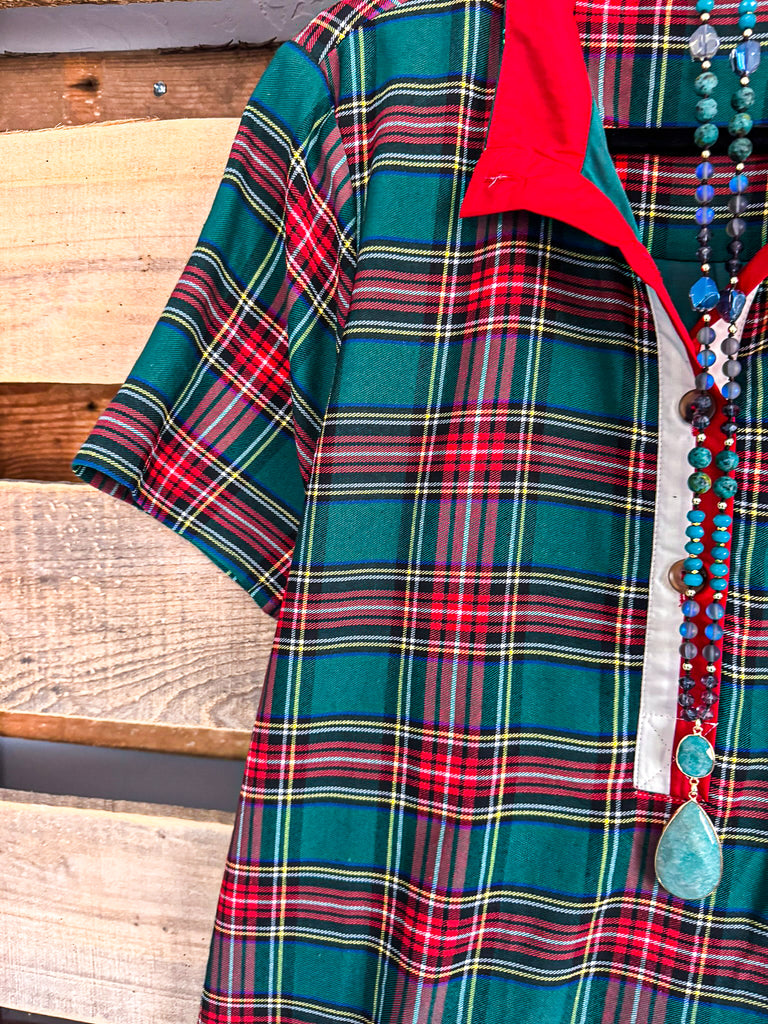 Merry and Bright Dress - Green