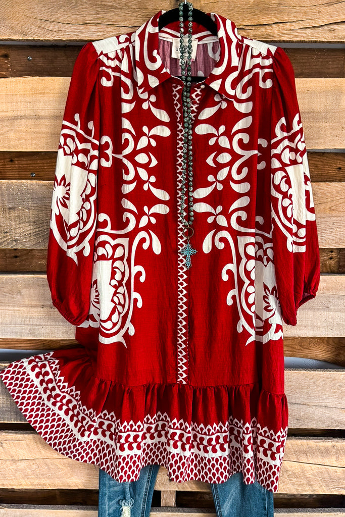 Move With Purpose Dress - Red (Size 8 to 18)