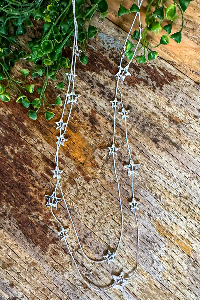 Supercluster Star Necklace - Silver