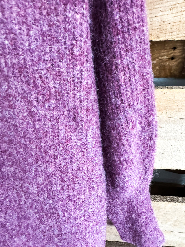Mountain Moonlight Cardigan - Plum
