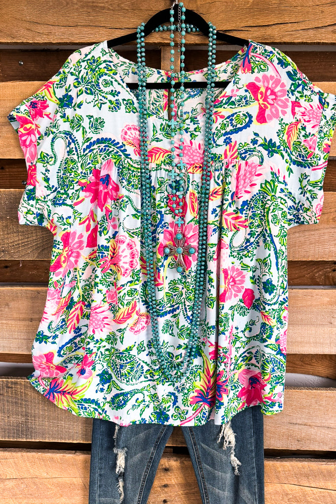 Handling My Love Oversized Top - Multi