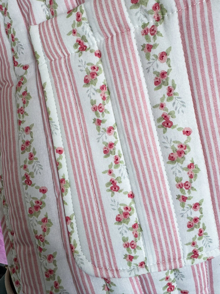 Love And Bow Ties Quilted Vest - Pink - 100% COTTON - SALE