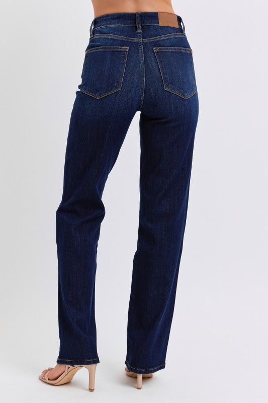 JUDY BLUE: Santa Fe High Waisted Jean - Dark Wash