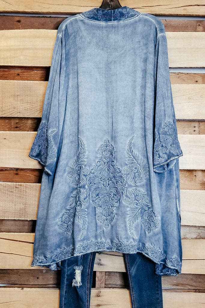 AHB EXCLUSIVE: Within My Means Cardigan - Denim