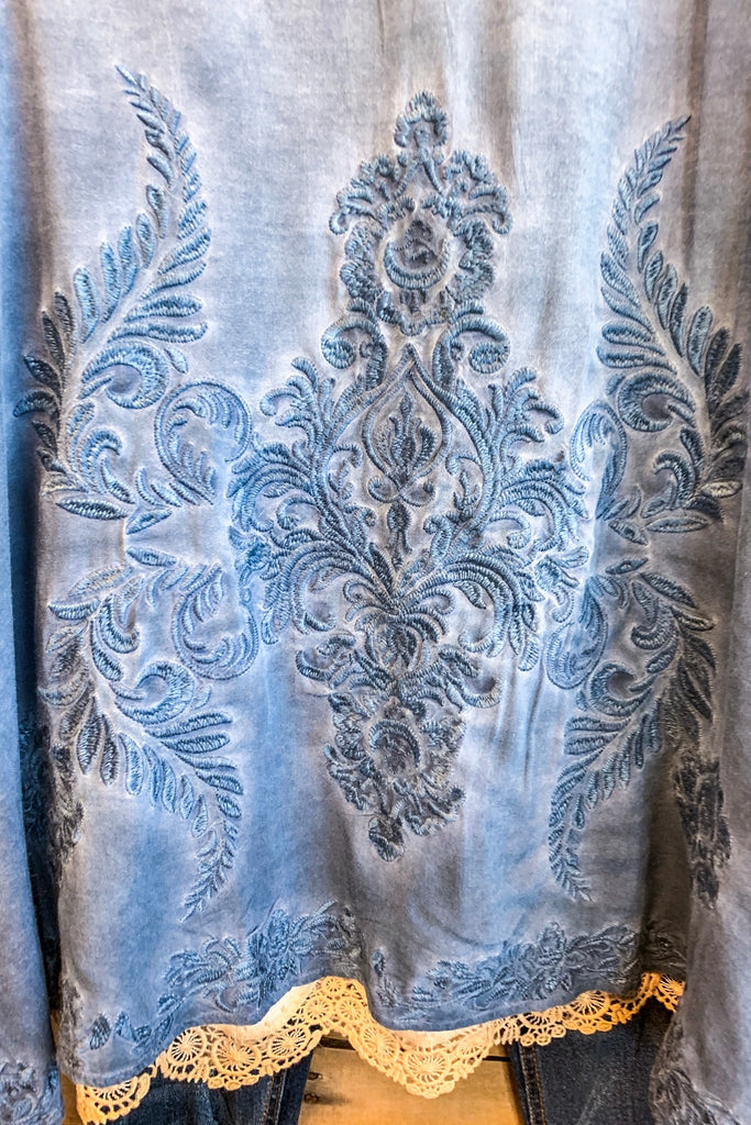 AHB EXCLUSIVE: Within My Means Cardigan - Denim