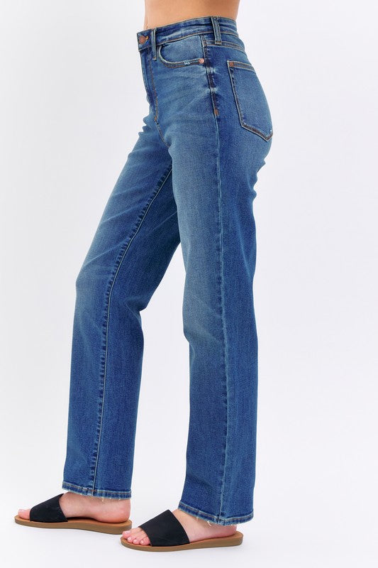 JUDY BLUE: Urban Edge High Waisted Jean - Dark Wash