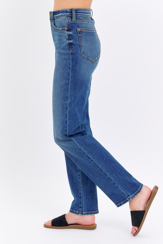 JUDY BLUE: Urban Edge High Waisted Jean - Dark Wash