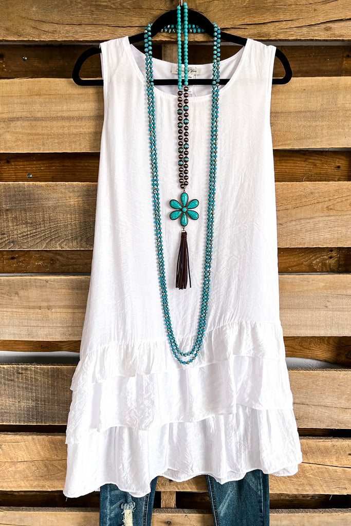 Lovely Evaluation Dress - White - SALE