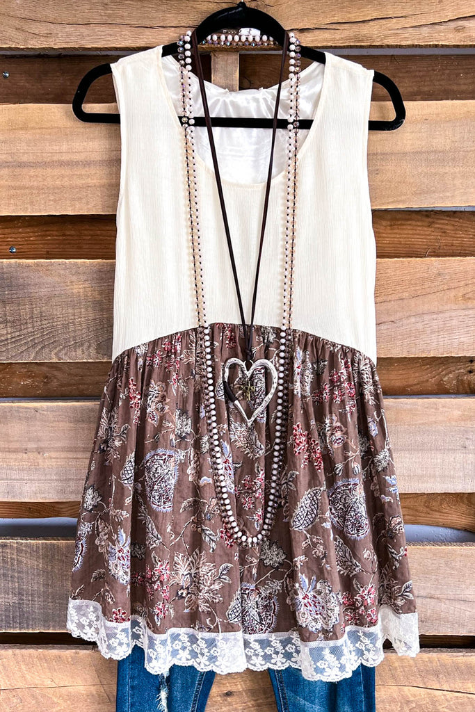 Arcadian Doll Top - Beige