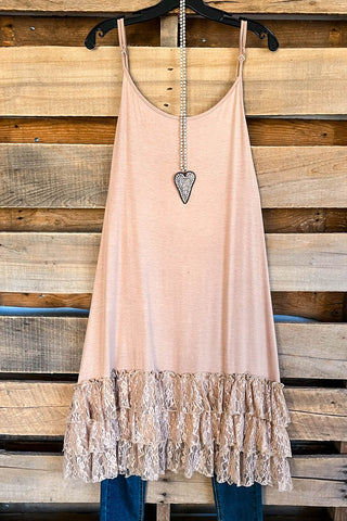 Carry On Eyelet Blouse - Beige