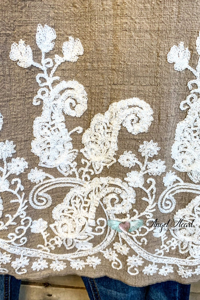 AHB EXCLUSIVE: Making The Way Tunic - Mocha - 100% COTTON - SALE