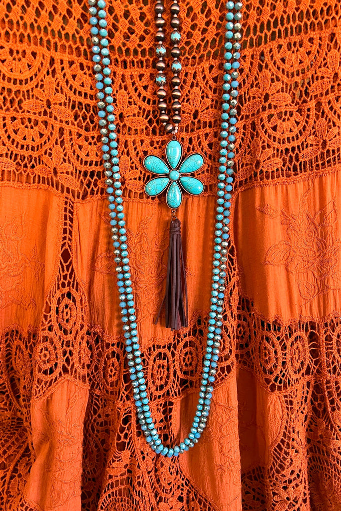 AHB EXCLUSIVE: Delightful Details Top - Rust - 100% COTTON