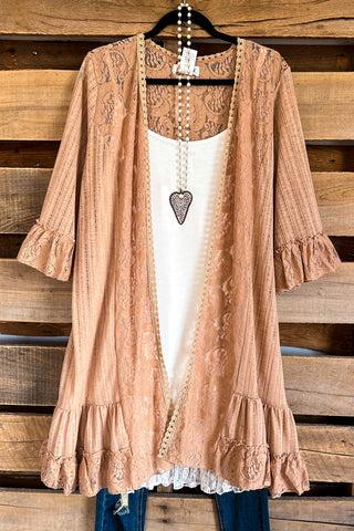Carry On Eyelet Blouse - Beige