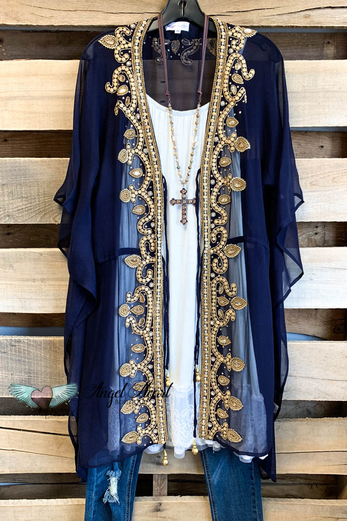 AHB EXCLUSIVE: All That You Ever Dreamed Kimono - Navy - SALE