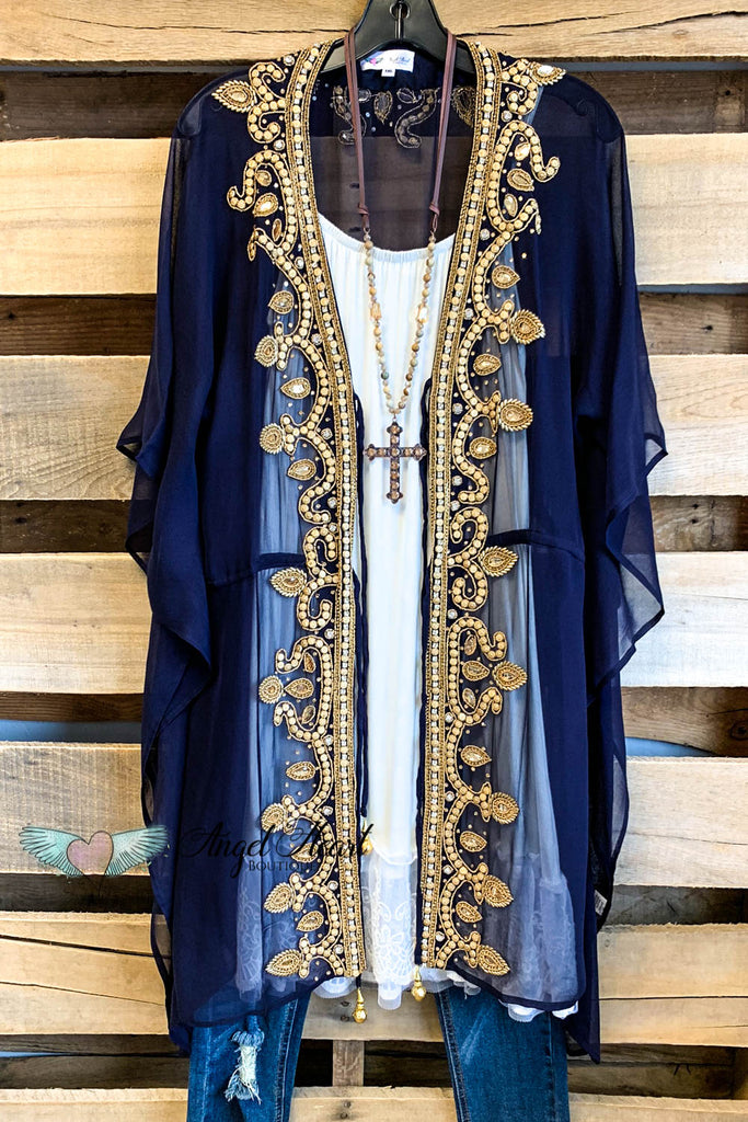 AHB EXCLUSIVE: All That You Ever Dreamed Kimono - Navy - SALE