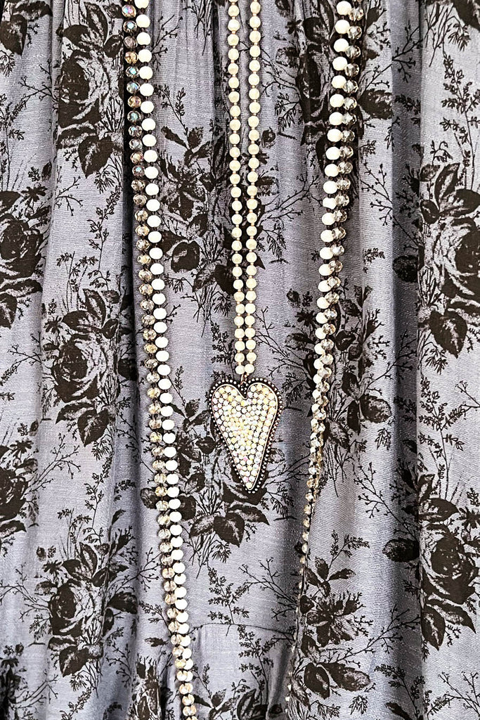 Your Love Awakens Me Tunic - Dark Gray