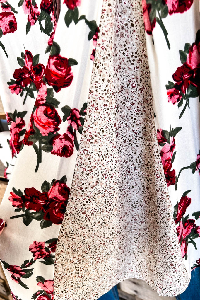 Delightful Pursuit Dress - Cream Mix - SALE