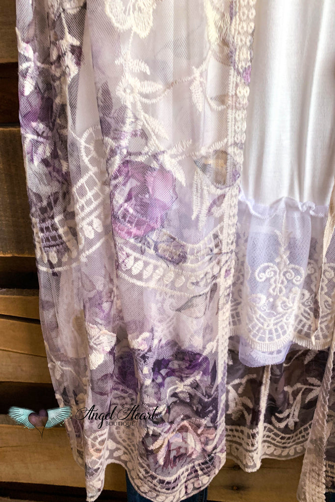 AHB EXCLUSIVE: More Than Just a Friend Lace Kimono - Rose