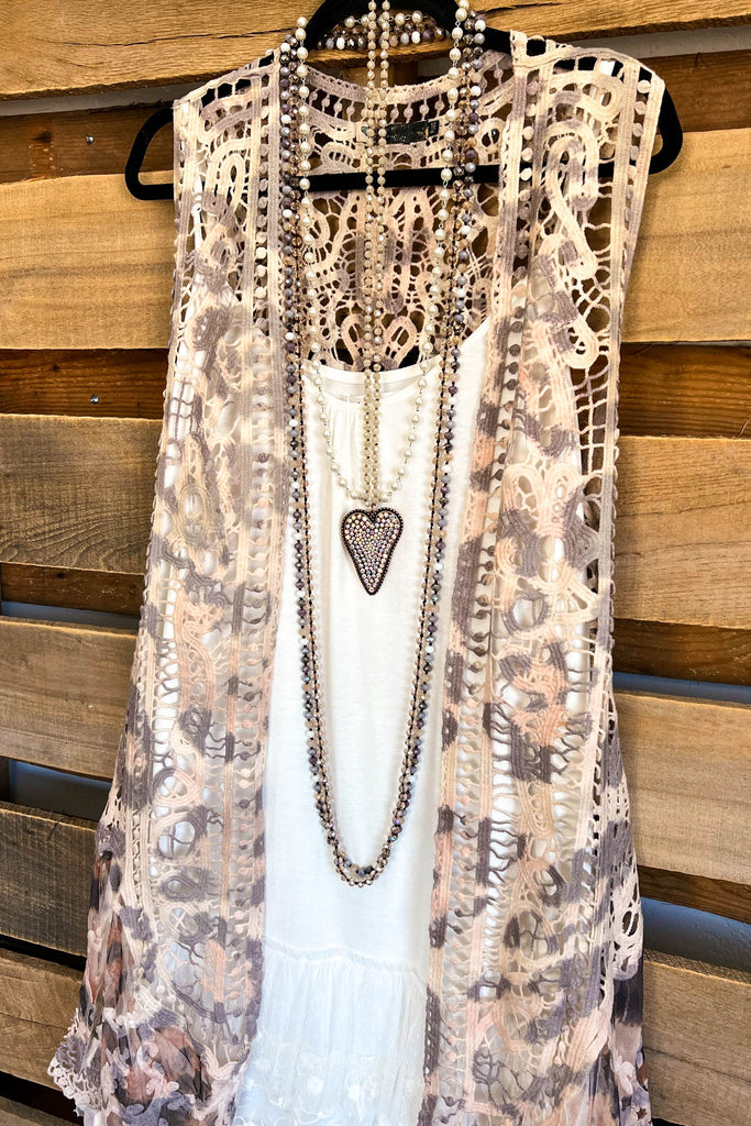 AHB EXCLUSIVE: Dream Weaver Vest- Bg/Leo