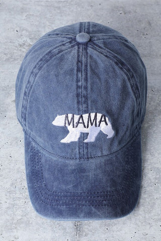 Dog Mama Pug Face Hat - Turquoise