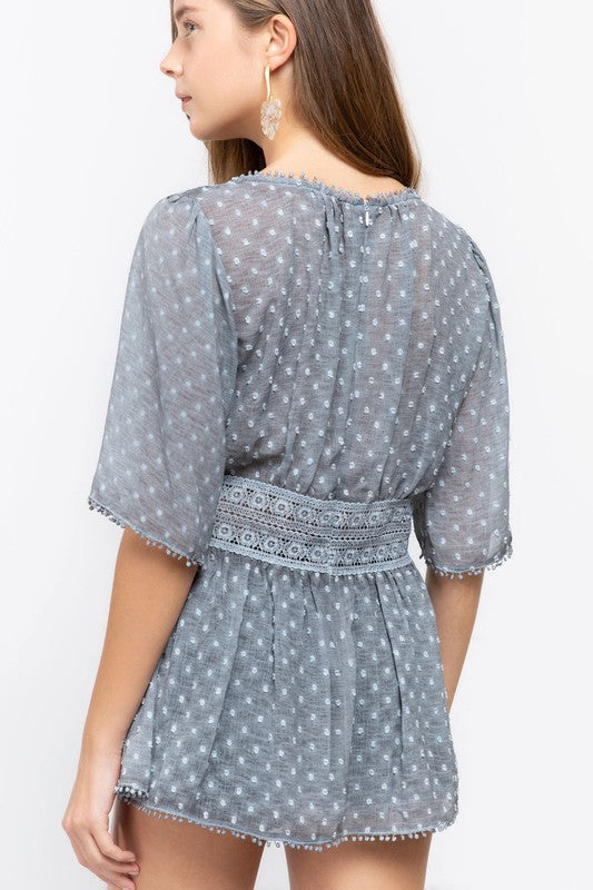 Summer Wonderland Top - Grey - SALE