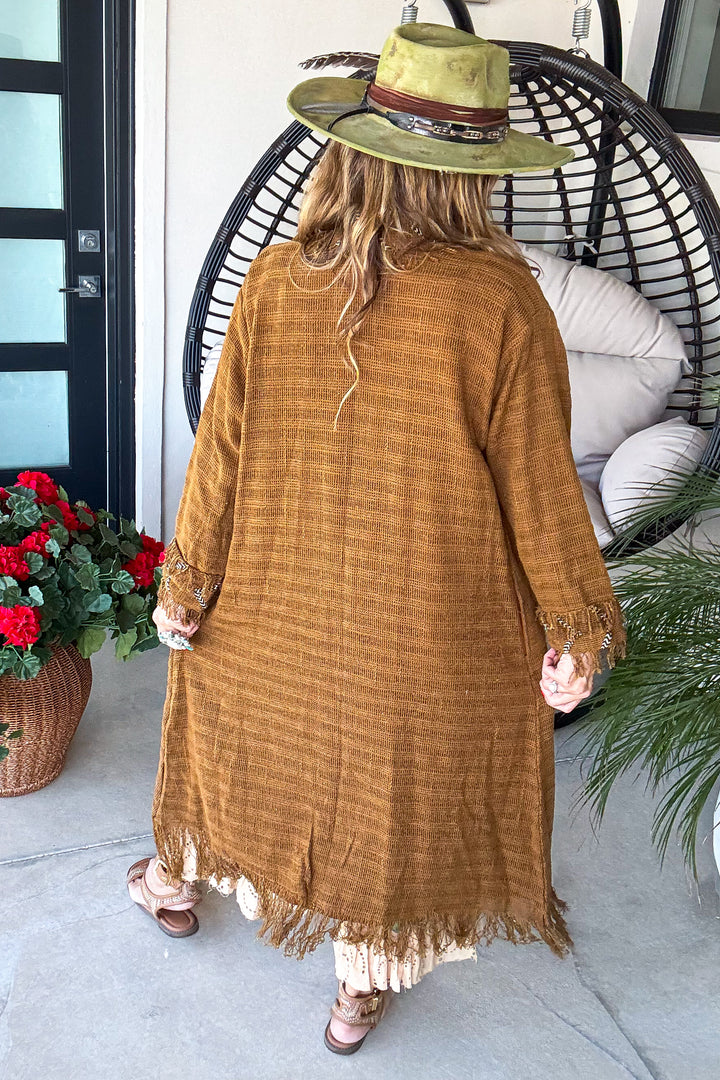 Earthbound Fringe Duster - 100% Cotton