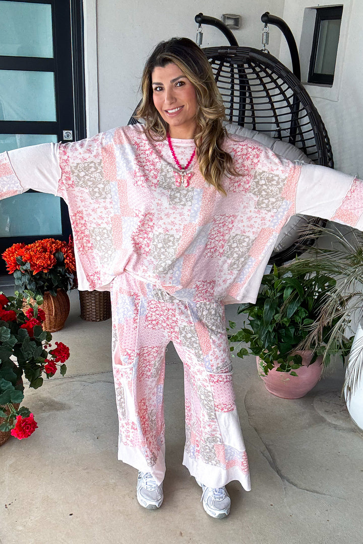 Whimsical Charm Pants - 100% Cotton - Blush