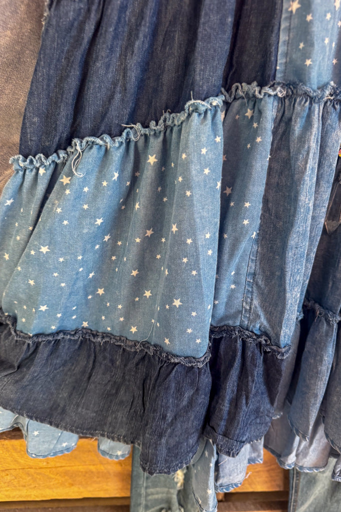 Flatter Me Fit Oversized Sweater - 100% Cotton - Blue .