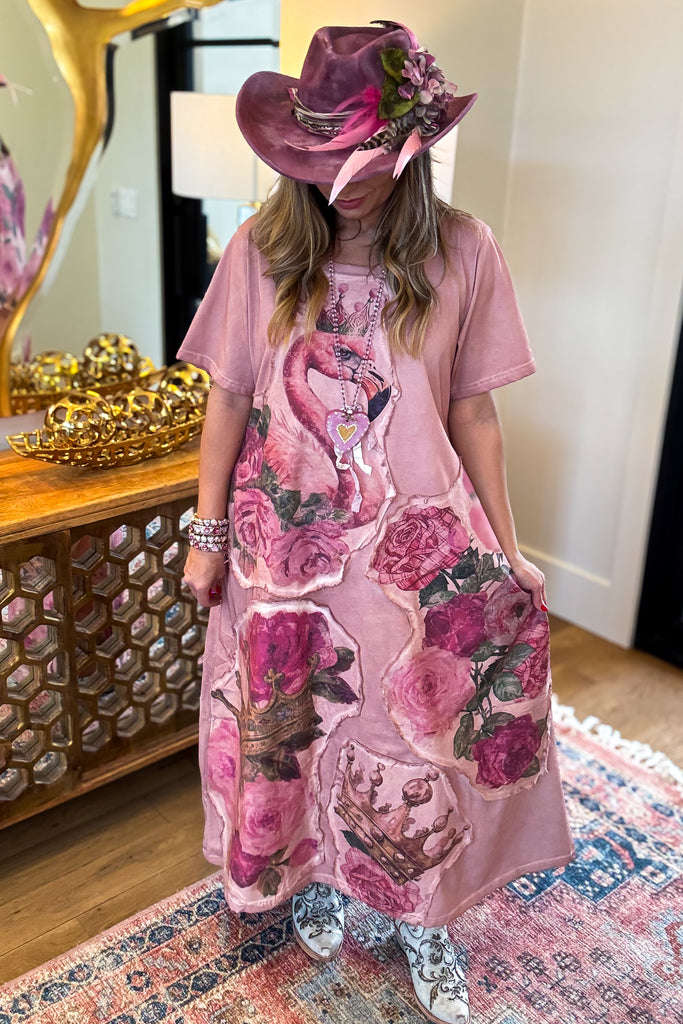 The Flamingo Crown Hat - Handmade - One of a Kind