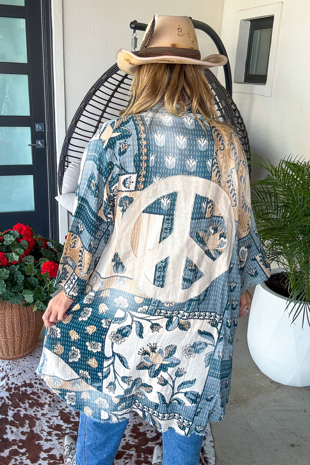 Anchored In Peace Duster - 100% Cotton