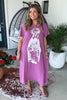 Our Lady of Fatima Dress - 100% Cotton - Dk. Mauve