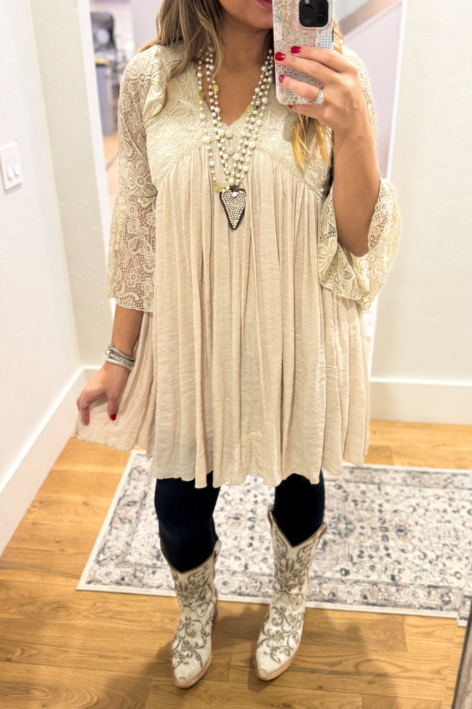 AHB EXCLUSIVE: Standing Amazed Dress - Champagne