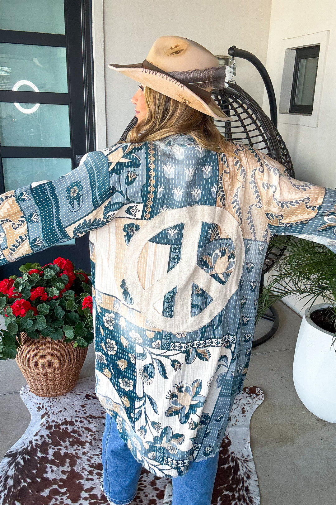 Anchored In Peace Duster - 100% Cotton