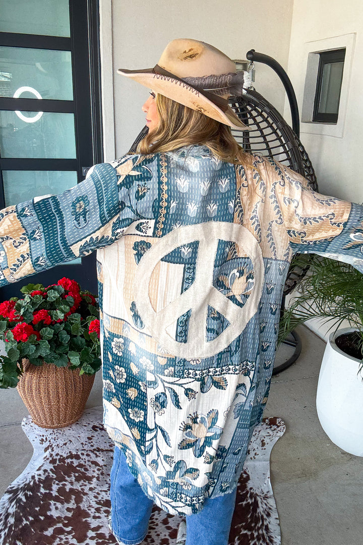 Anchored In Peace Duster - 100% Cotton